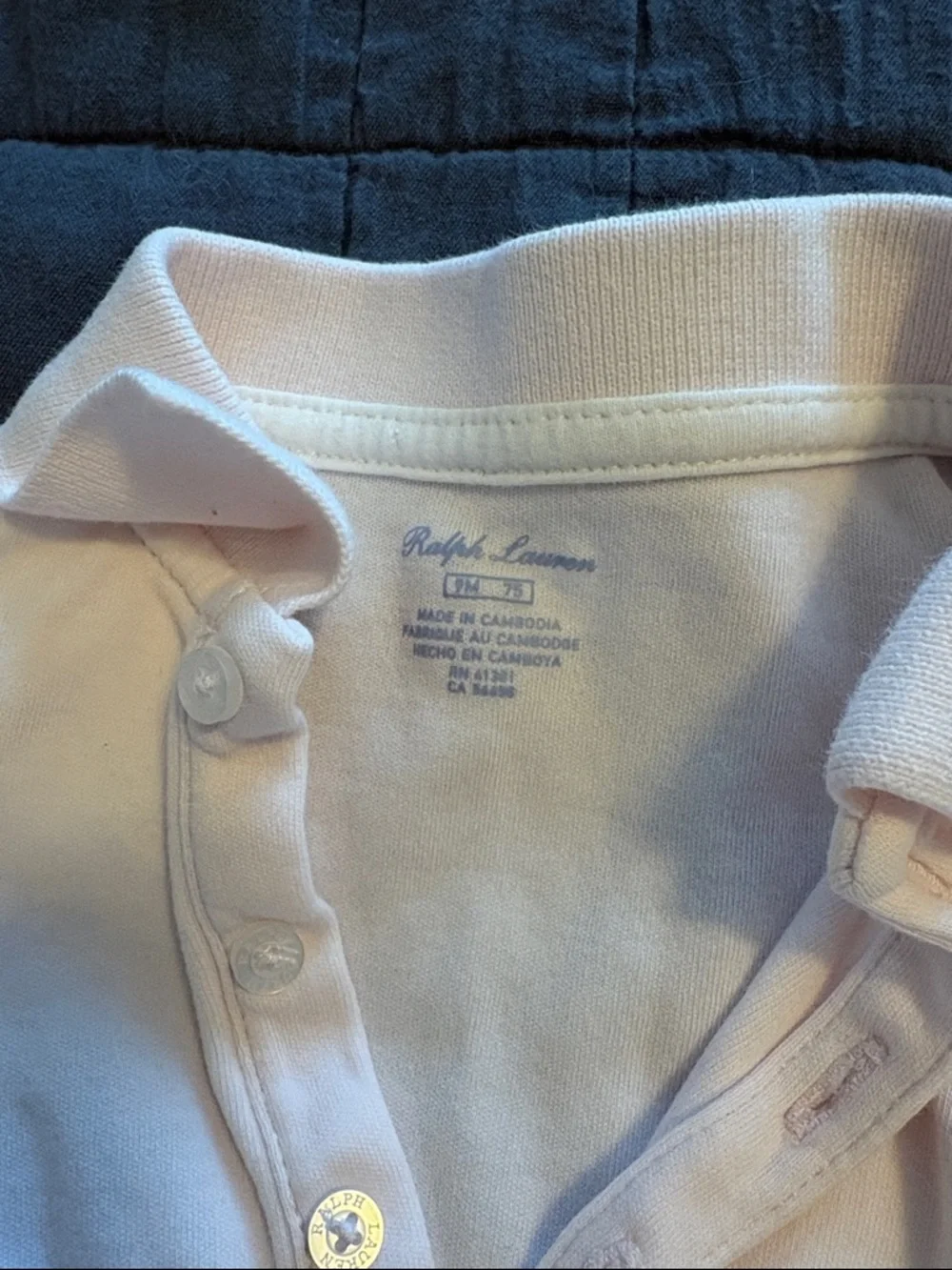 Ralph Lauren Pale Pink Girls Polo Dress